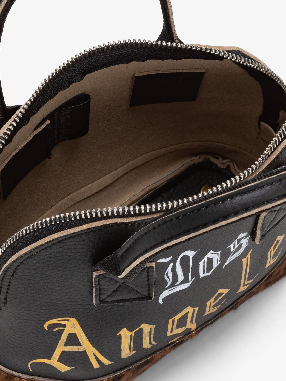 Nira Rubens TOY BAG - SAND FUR ANIMALIER LOS ANGELES PUNK