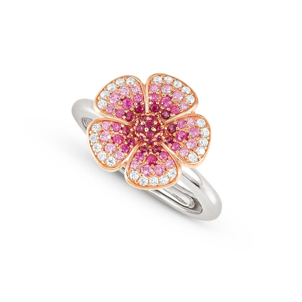 Nomination Anello Crysalis fiore con Cubic Zirconia