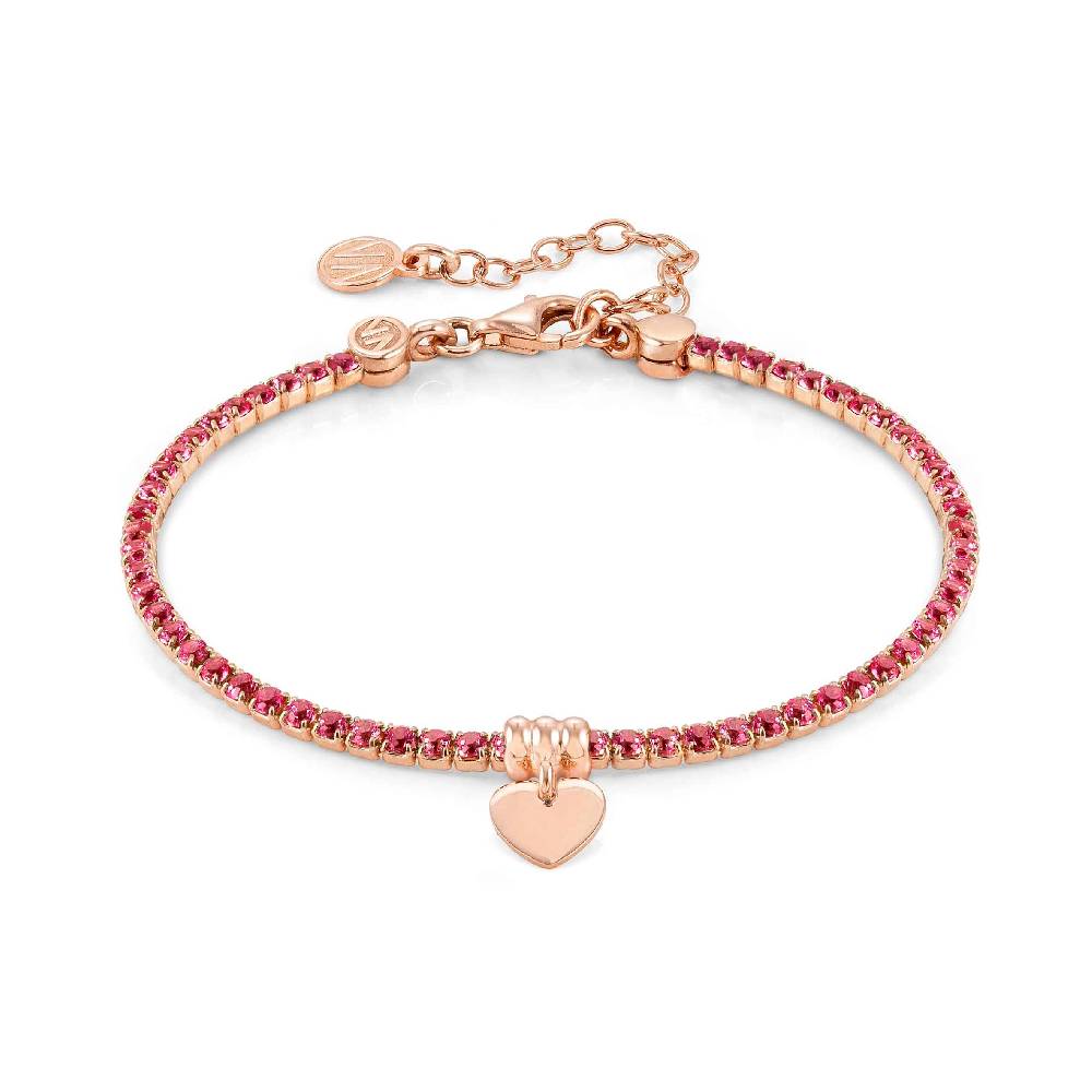Nomination Bracciale Chic&Charm Cuore e Zirconi rossi