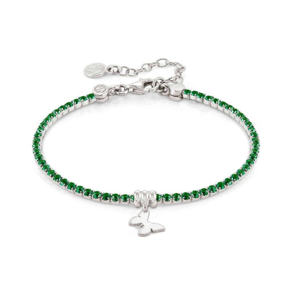 Nomination Bracciale Chic&Charm Farfalla E Zirconi Verdi