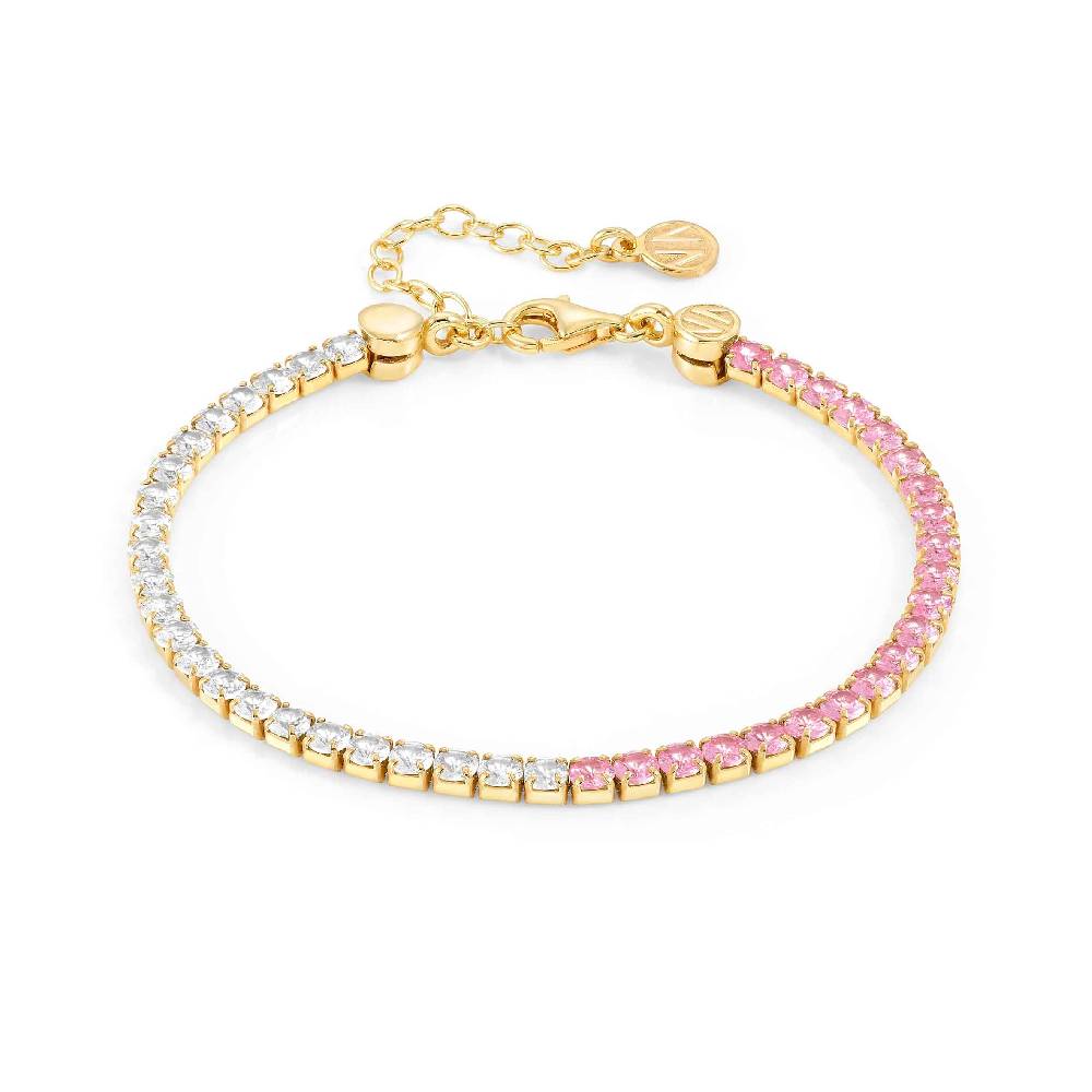 Nomination Bracciale Chic&Charm Joyful Edition Pietre Bianche e Rosa