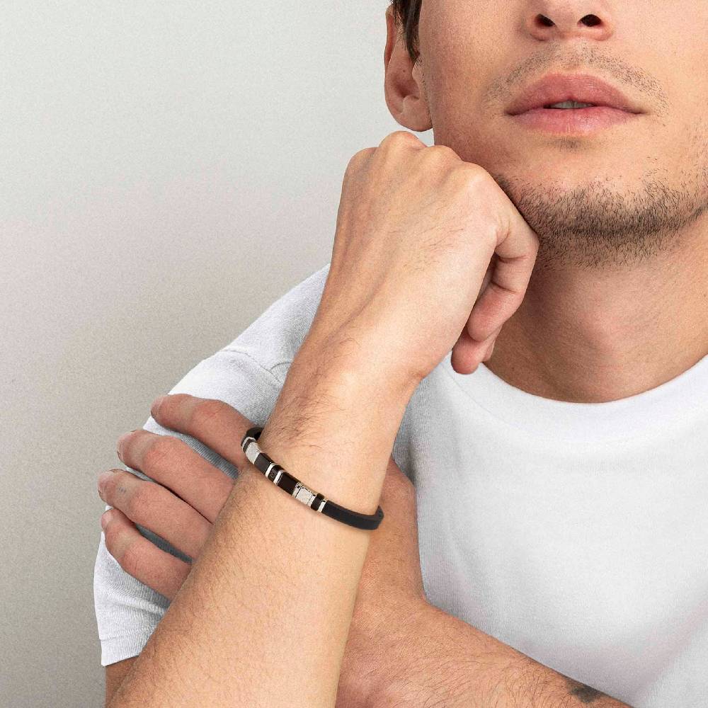 Nomination Bracciale City Con Dettagli Acciaio Lavorati