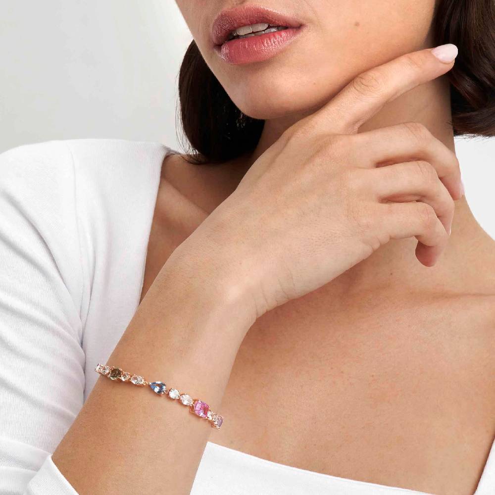 Nomination Bracciale Colour Wave Ricco Di Pietre Colorate