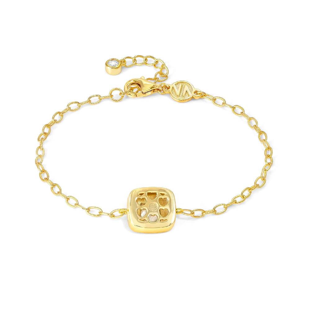 Nomination Bracciale Domina Oro Con Simbolo Quadrato