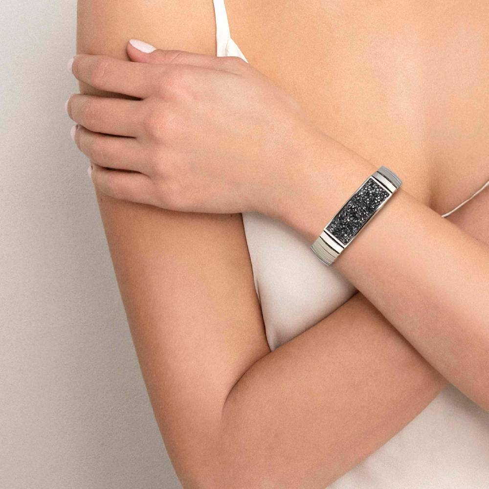 Nomination Bracciale Estensibile GLITTER Big Con Cristalli