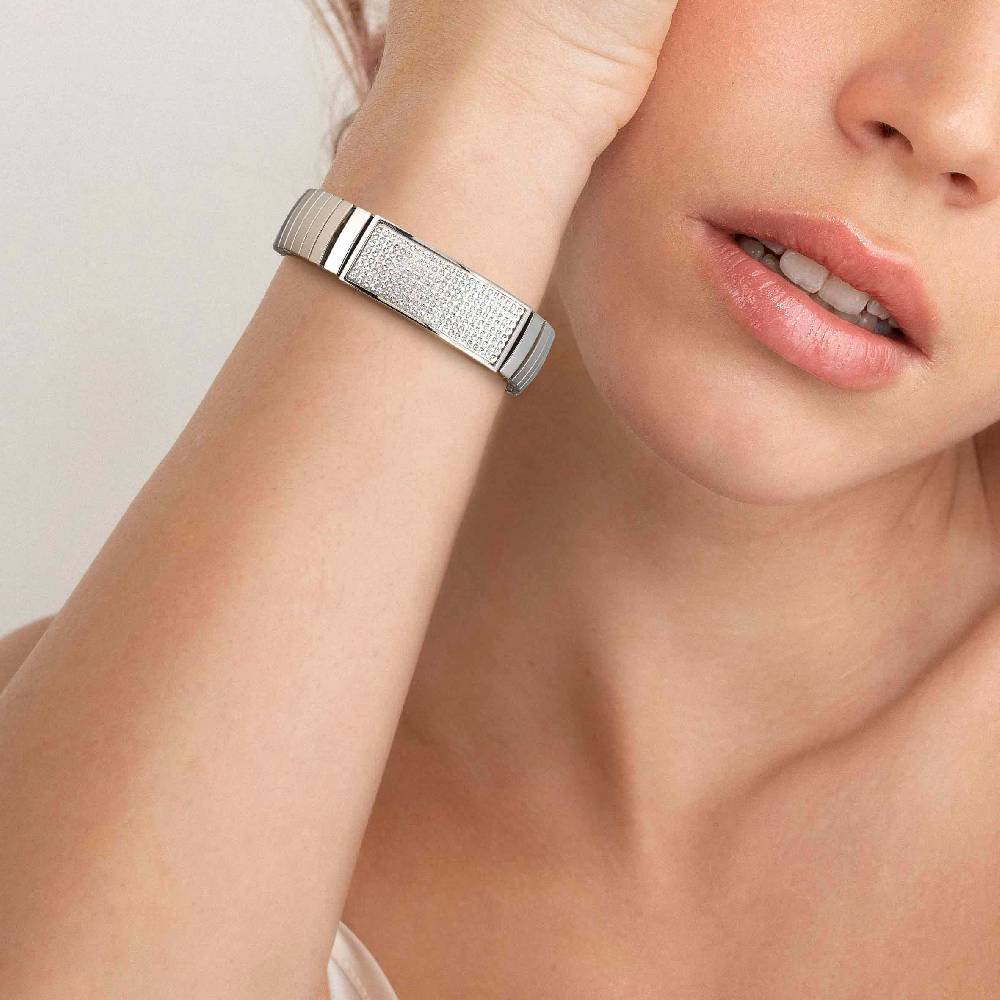 Nomination Bracciale Estensibile GLITTER Big In Acciaio