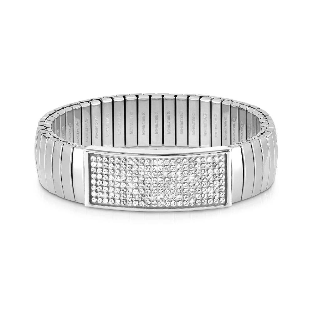 Nomination Bracciale estensibile GLITTER Big in Acciaio