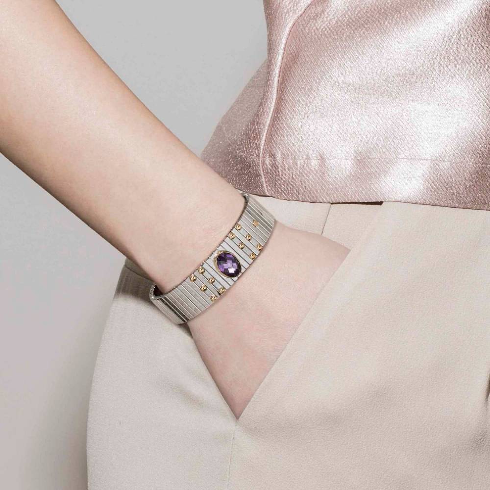 Nomination Bracciale Extension Con Cubic Zirconia Sfaccettato