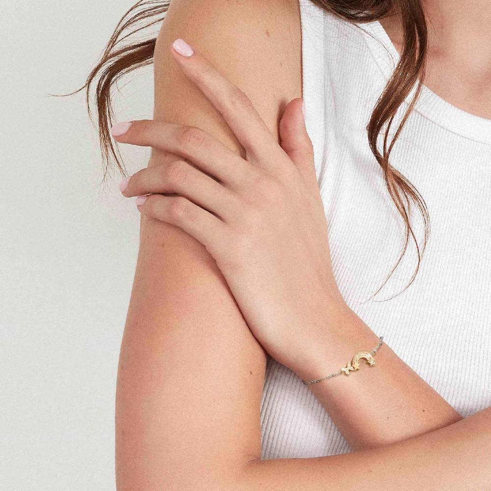 Nomination Bracciale Happyworld Arcobaleno E Farfalla