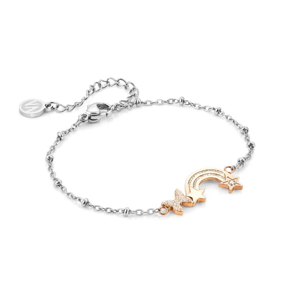 Nomination Bracciale Happyworld Arcobaleno E Farfalla