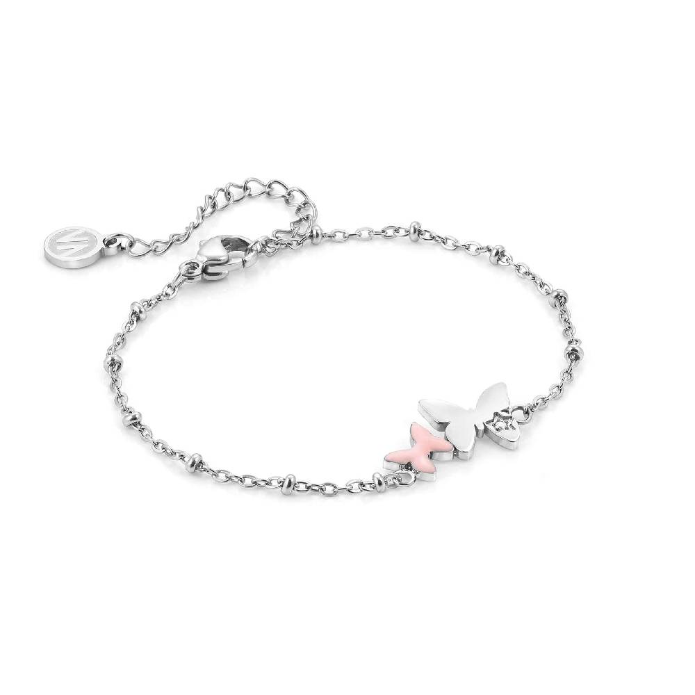 Nomination Bracciale Happyworld Farfalle con Smalto