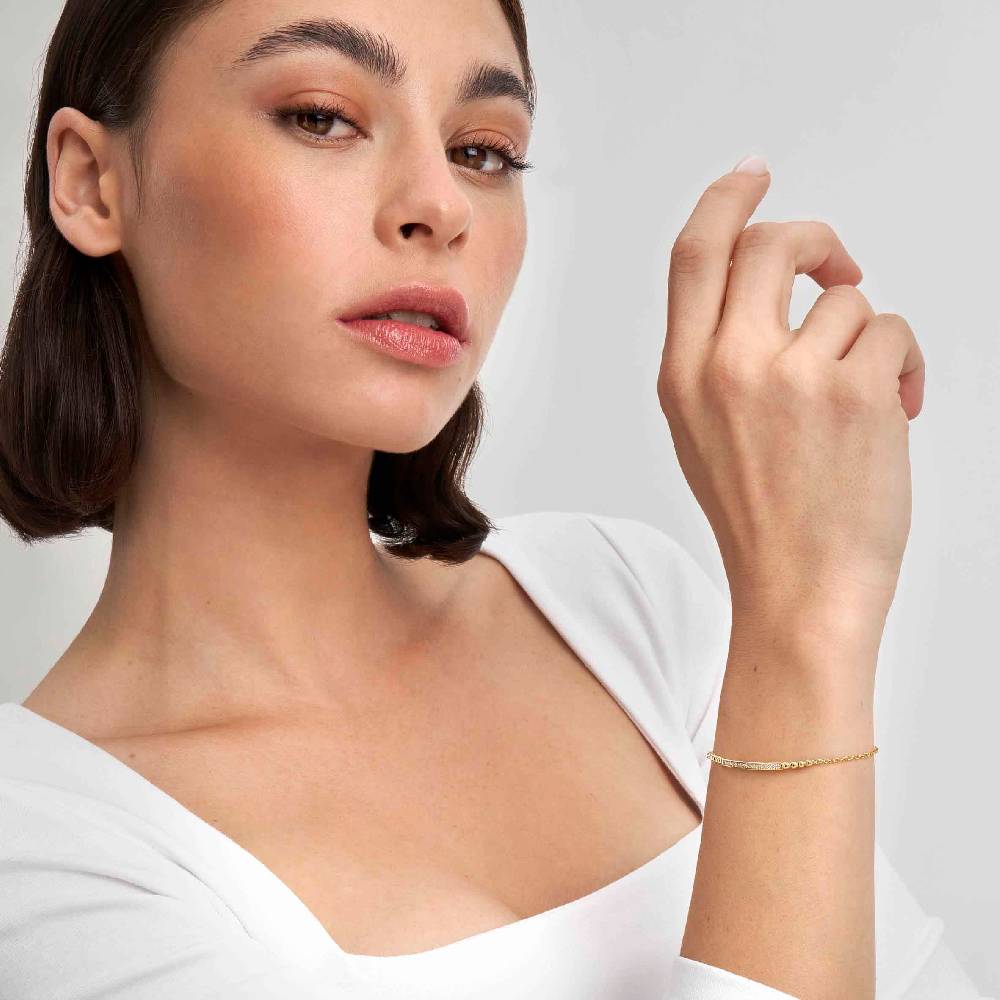 Nomination Bracciale Lovecloud Con Centrale Con Pietre