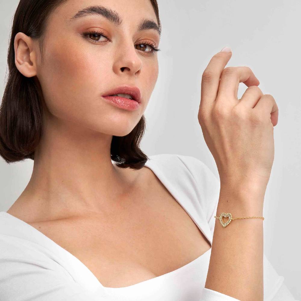 Nomination Bracciale Lovecloud Cuore Con Cubic Zirconia