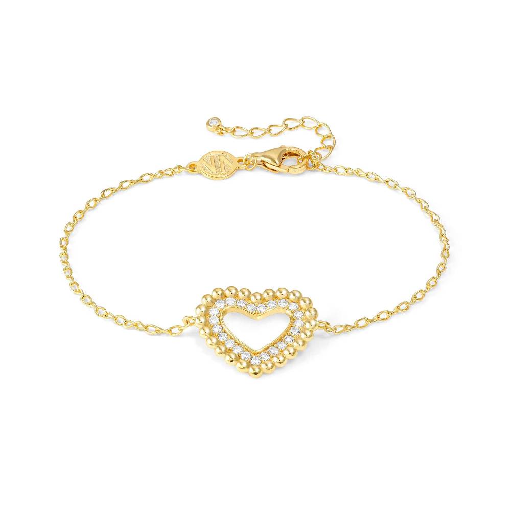Nomination Bracciale Lovecloud Cuore con Cubic Zirconia