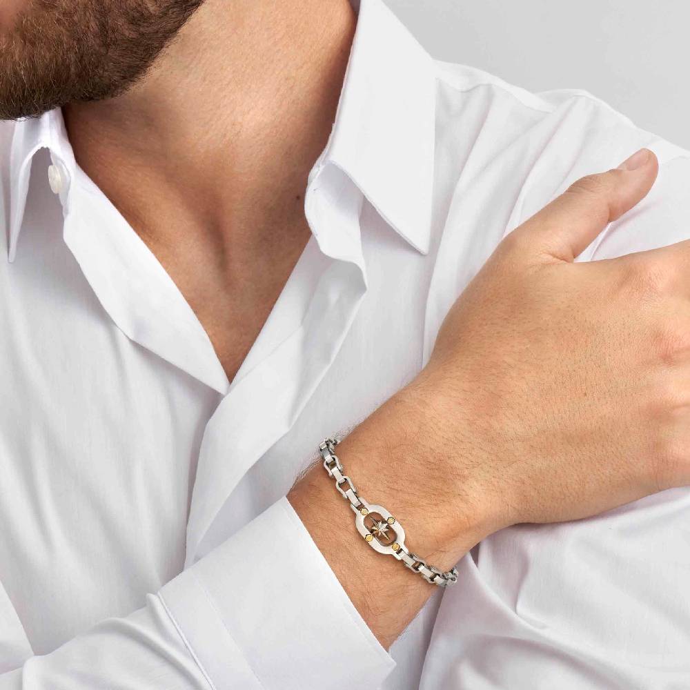 Nomination Bracciale ManVision Rosa Dei Venti Con Viti