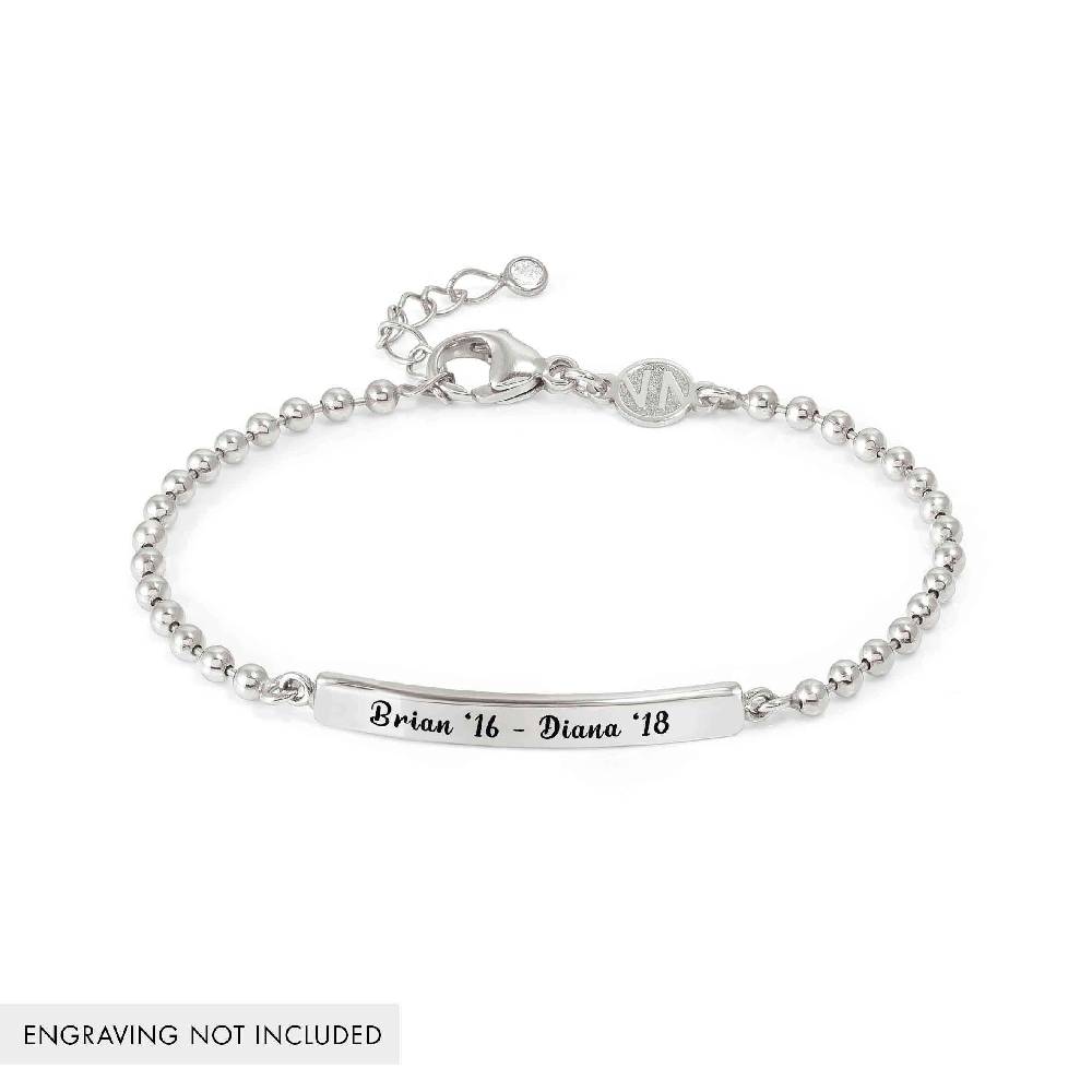Nomination Bracciale Messaggi D'amore Con Placca Centrale Incidibile