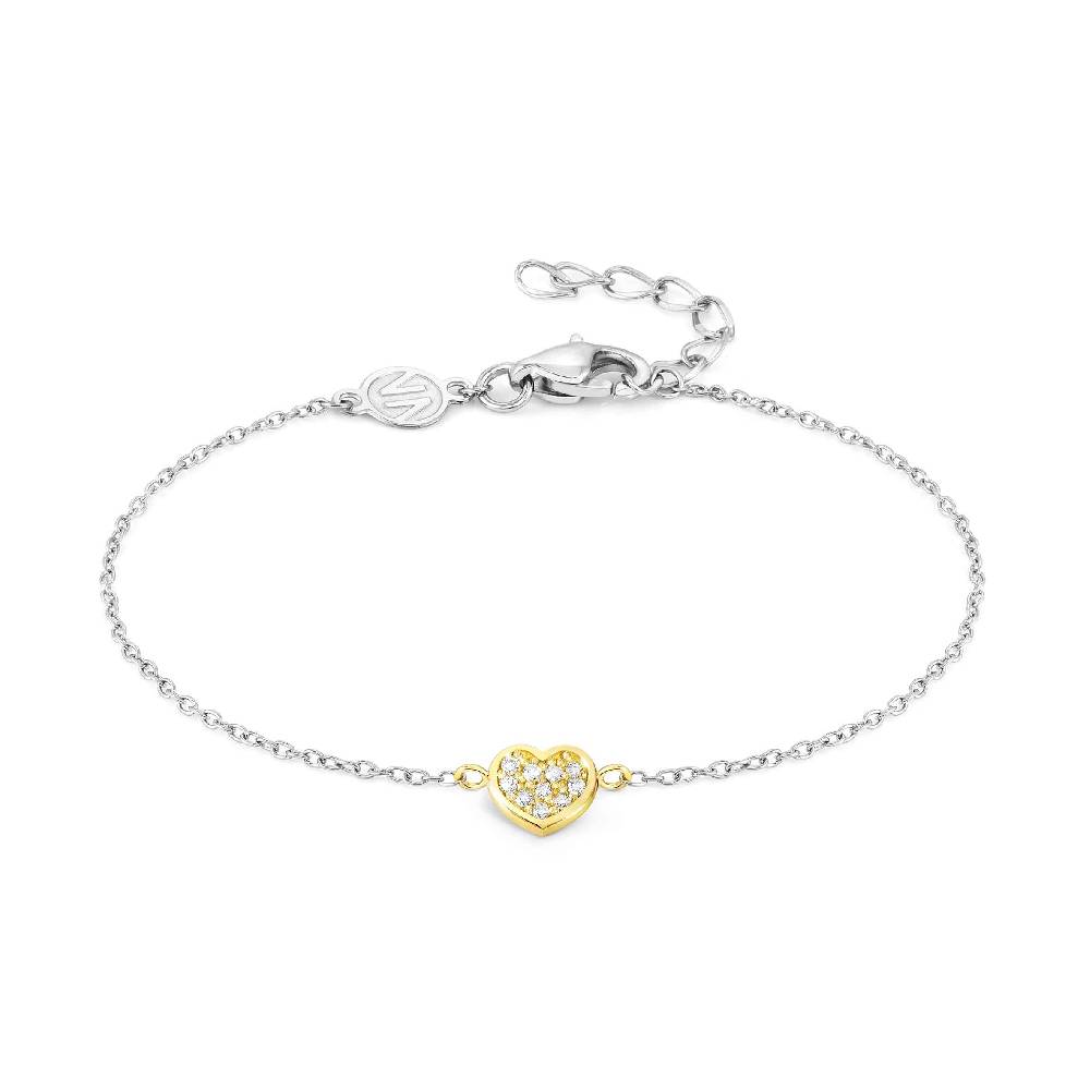 Nomination Bracciale MyTreasure Cuore in Oro e Diamanti