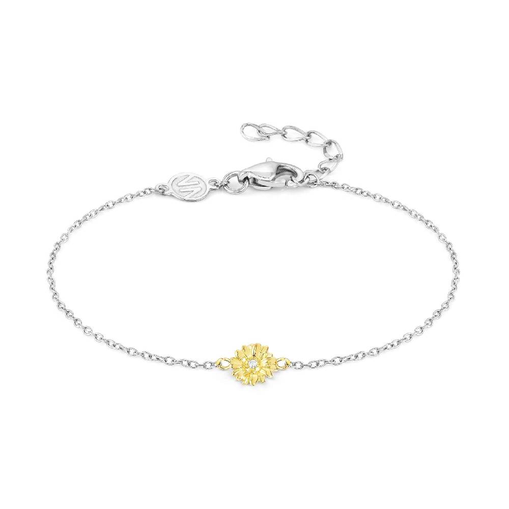 Nomination Bracciale MyTreasure Fiore in Oro e Diamanti