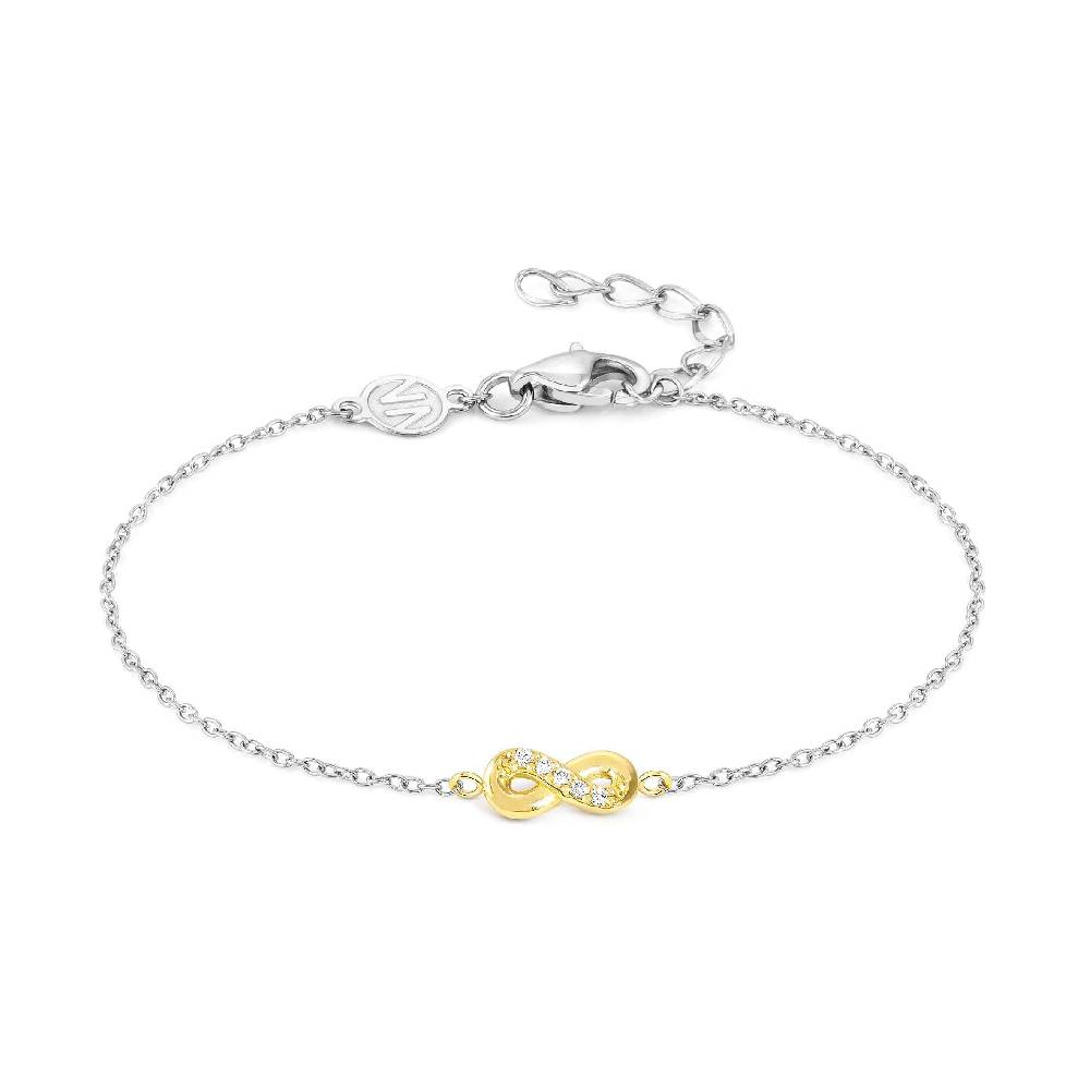 Nomination Bracciale MyTreasure Infinito in Oro e Diamanti