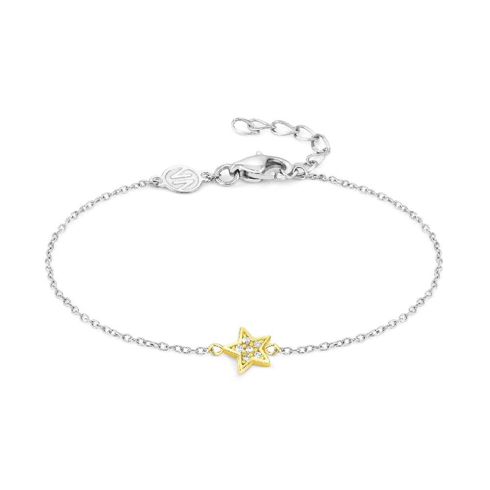 Nomination Bracciale MyTreasure Stella in Oro e Diamanti