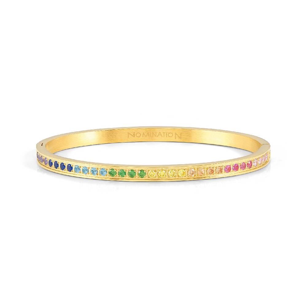 Nomination Bracciale Pretty Bangles con Zirconi Colorati