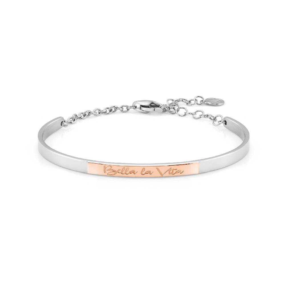 Nomination Bracciale Rigido Special Edition Con Targa Bella La Vita