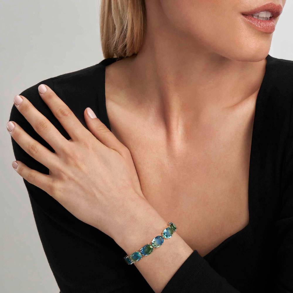 Nomination Bracciale Symbiosi Con Pietre Grandi Bicolor