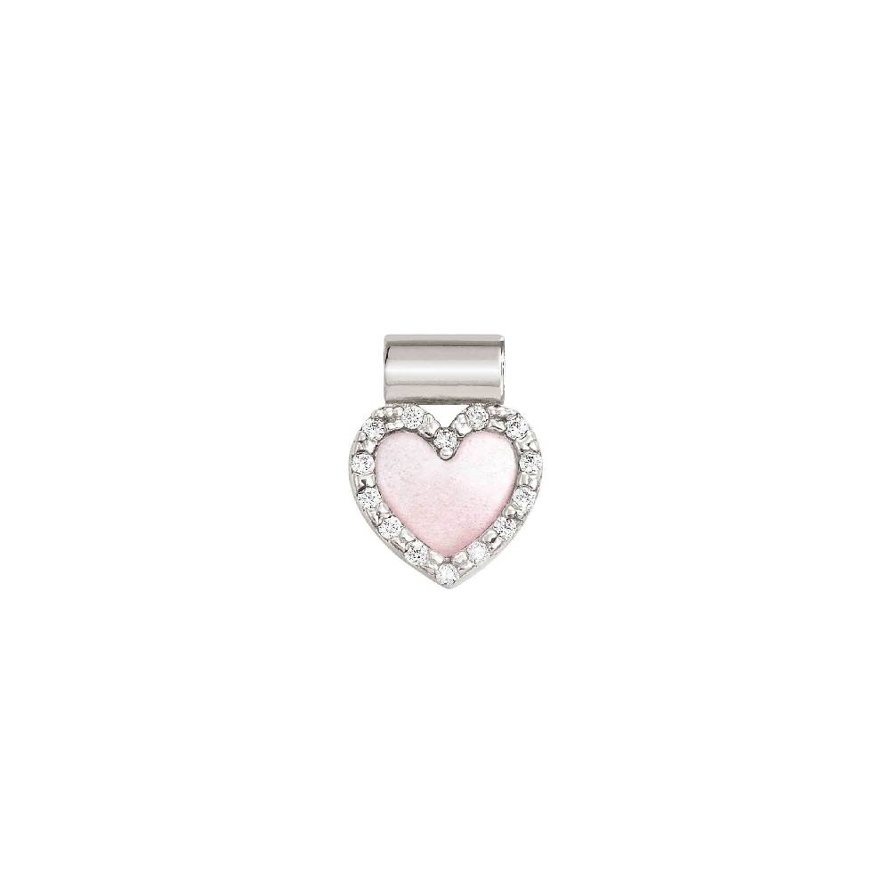 Nomination Ciondolo SeiMia Cuore in Madreperla Rosa