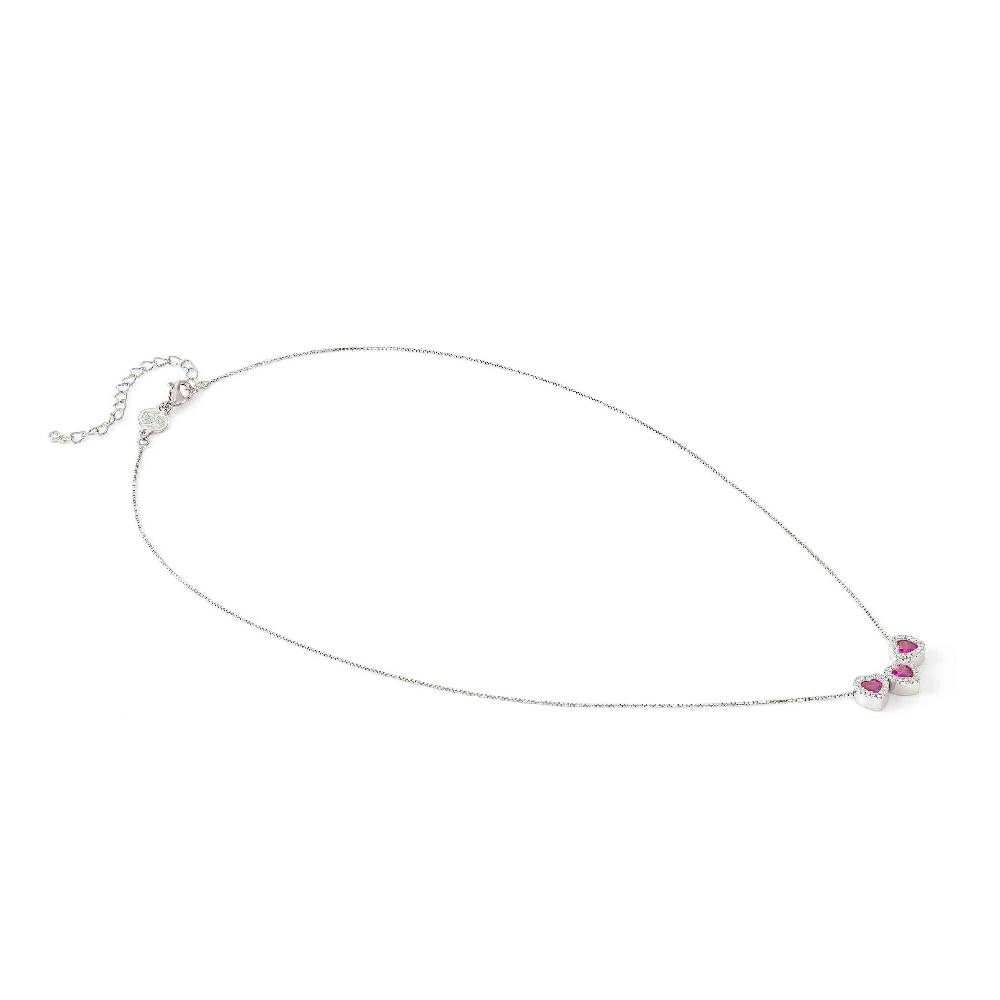 Nomination Collana All My Love Con 3 Cuori E Zirconi