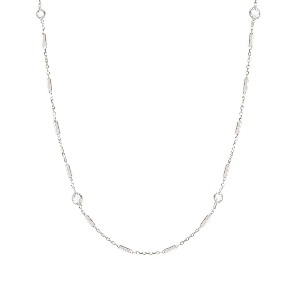 Nomination Collana Bella Details Edition in Argento e Cubic zirconia