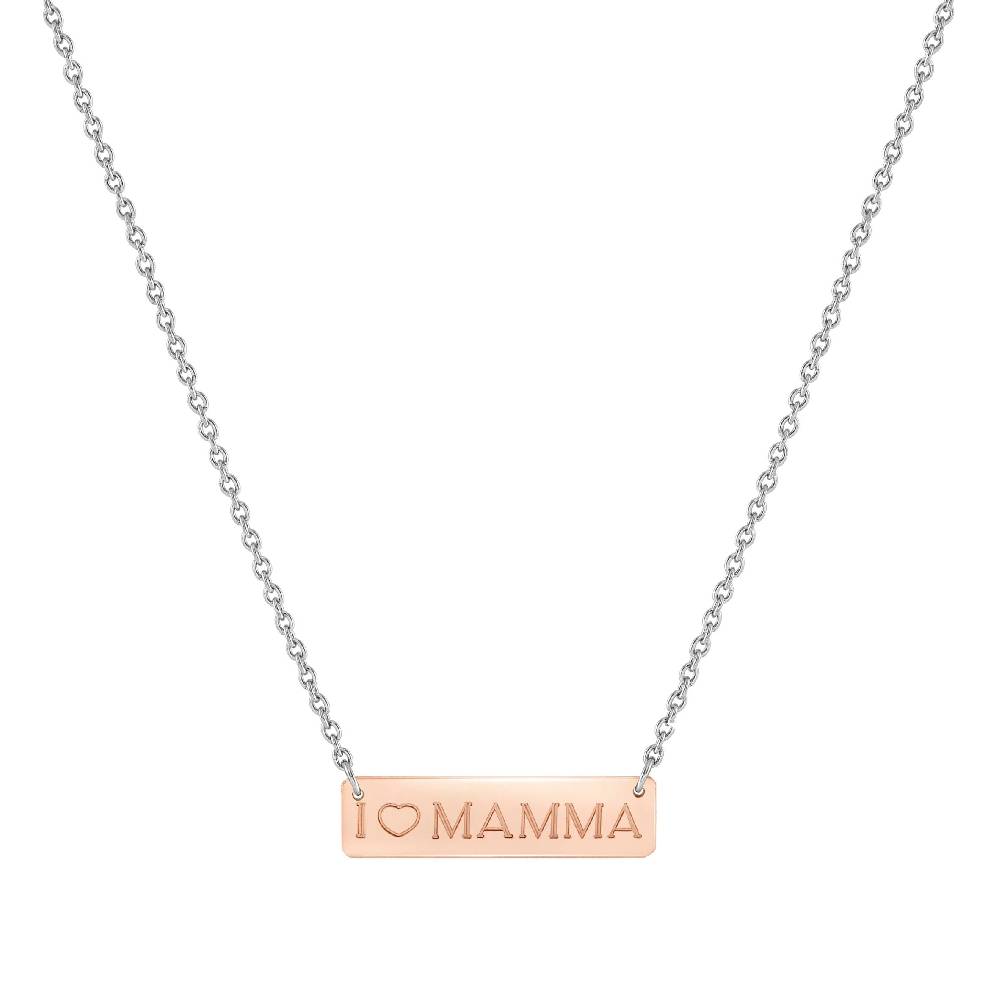 Nomination Collana BELLA LA VITA targa Ti voglio bene Mamma