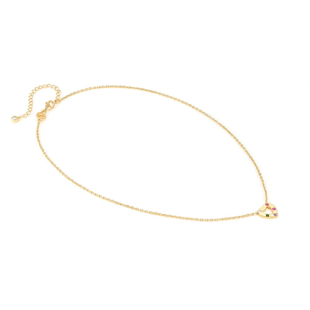 Nomination Collana Carismatica Cuore E CubIc Zirconia Mixed
