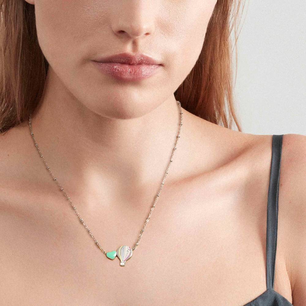 Nomination Collana Happyworld Mongolfiera Con Smalto