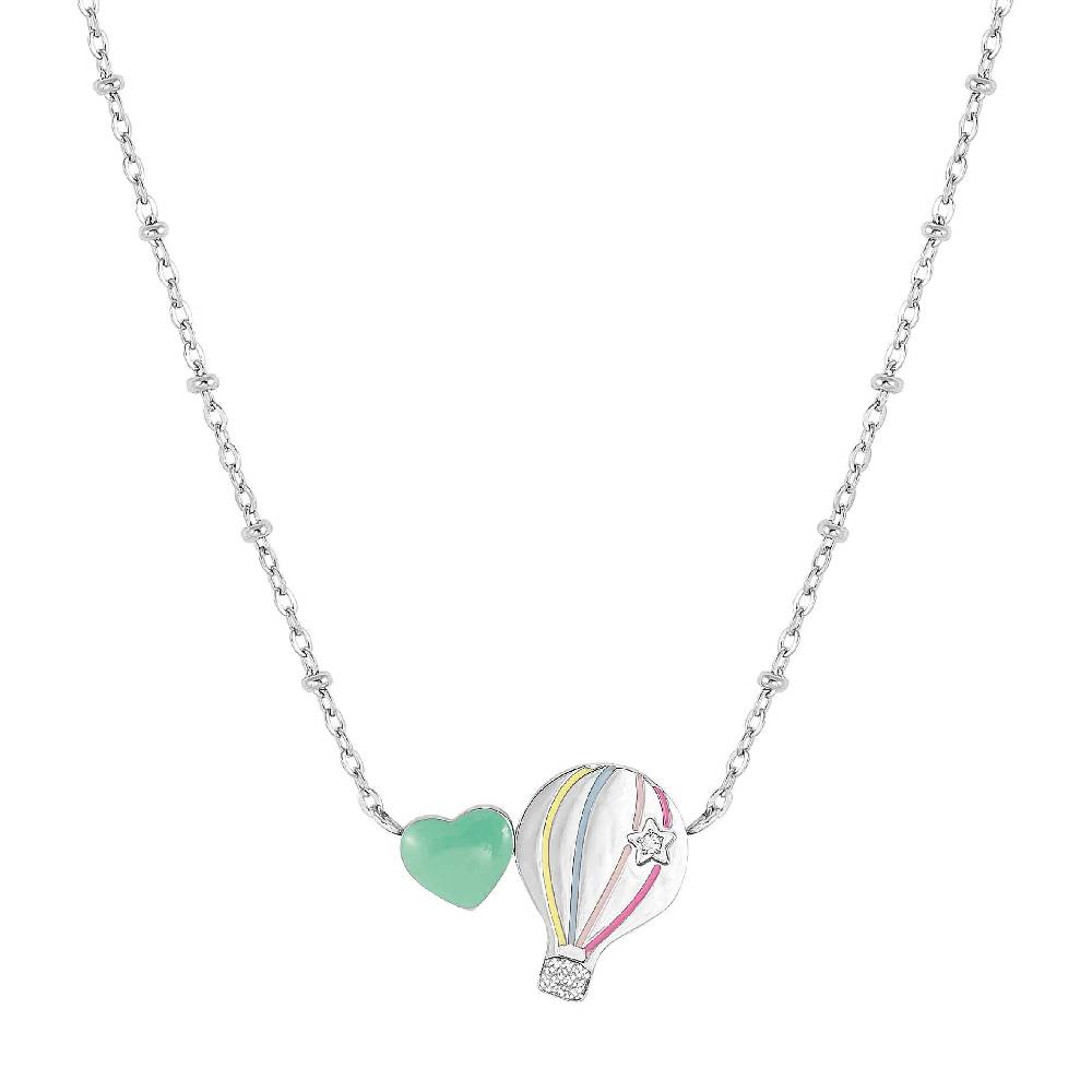 Nomination Collana Happyworld Mongolfiera con Smalto