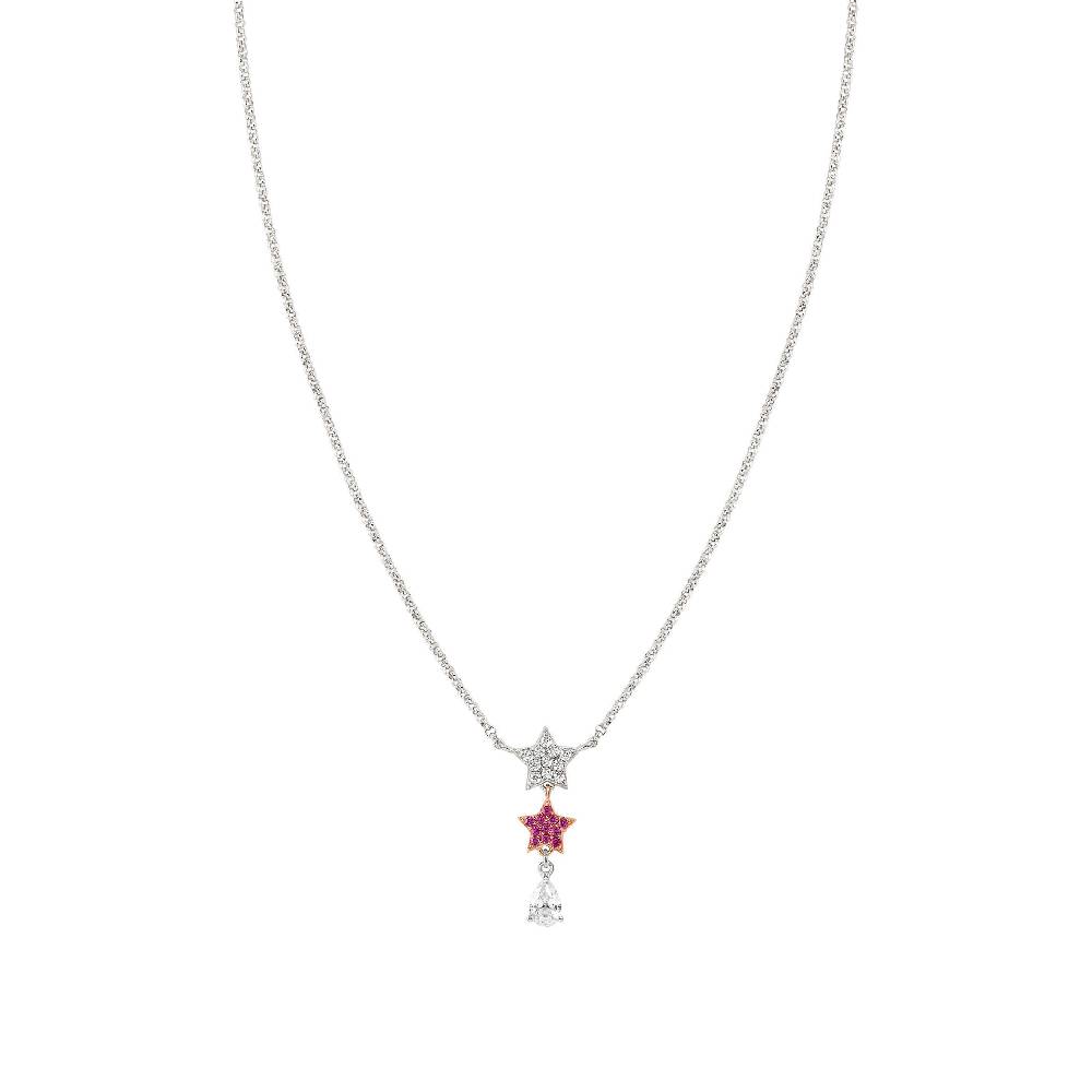 Nomination Collana Lucentissima Stelle E Cubic Zirconia A Goccia