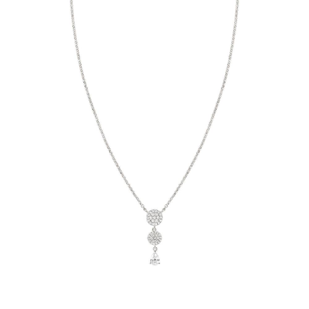 Nomination Collana Lucentissima Tondi E Cubic Zirconia A Goccia