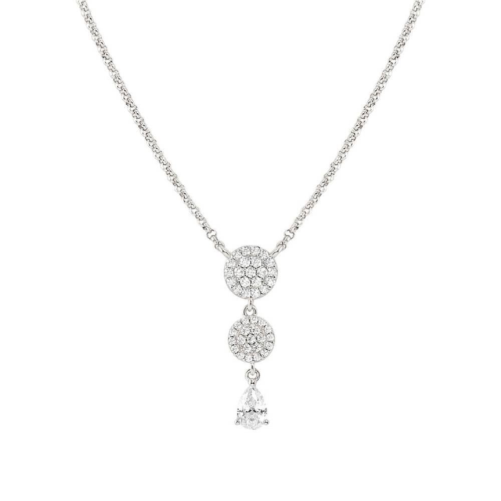 Nomination Collana Lucentissima Tondi e Cubic Zirconia a goccia