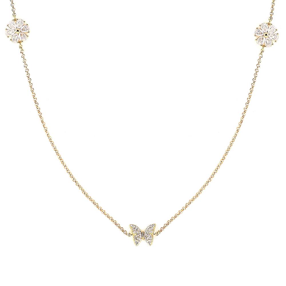 Nomination Collana Lunga Sweetrock Nature in Argento