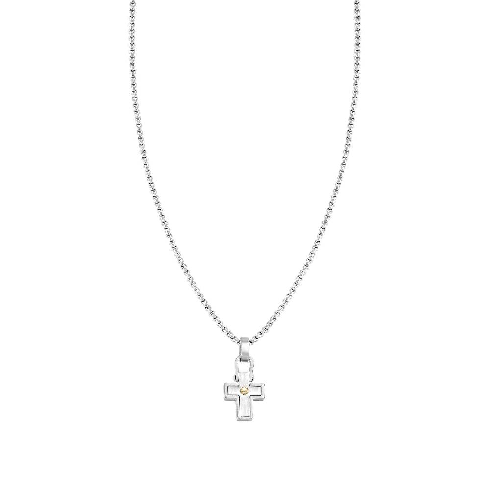 Nomination Collana ManVision Con Pendente Croce E Vite
