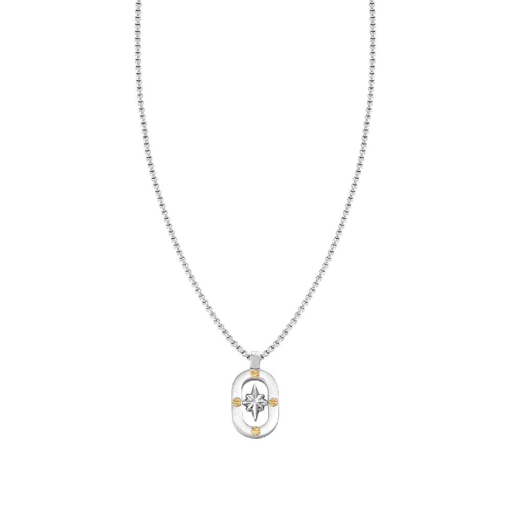 Nomination Collana ManVision Rosa Dei Venti In Acciaio