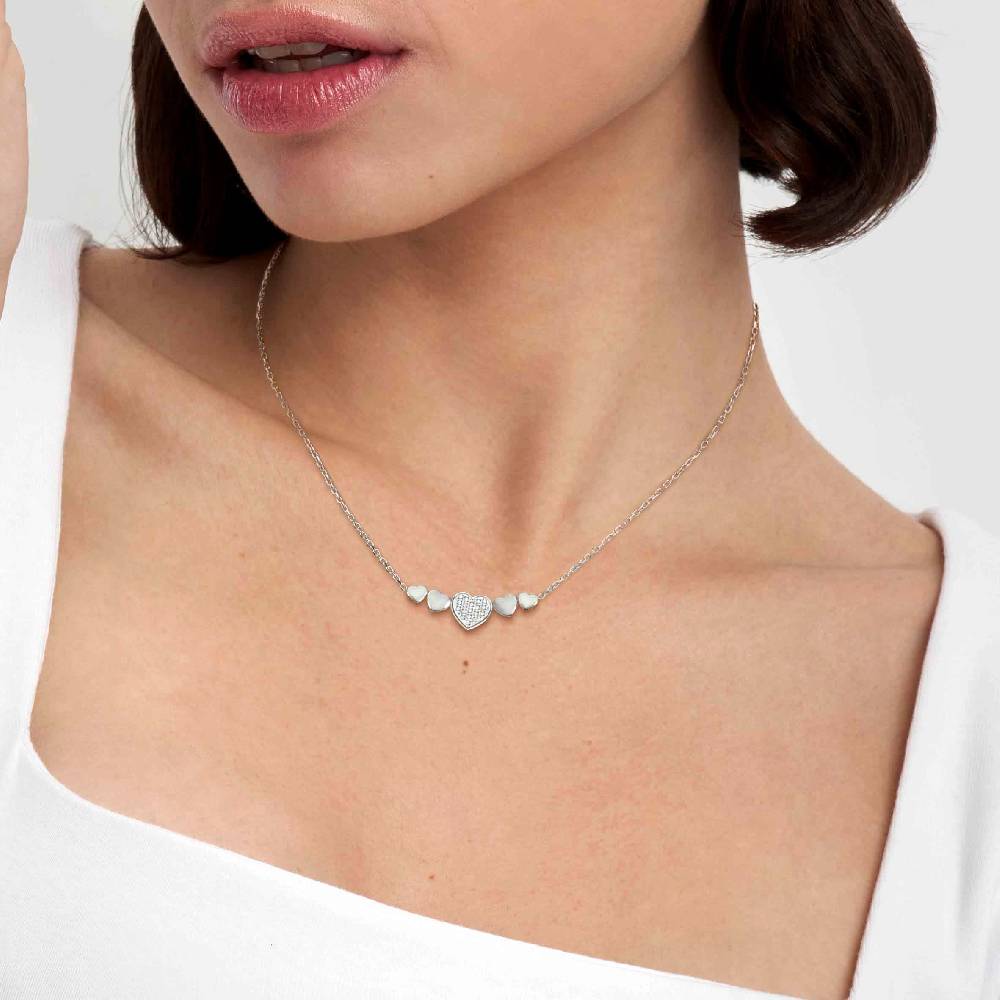 Nomination Collana Misstrendy Con Cuore E Cubic Zirconia
