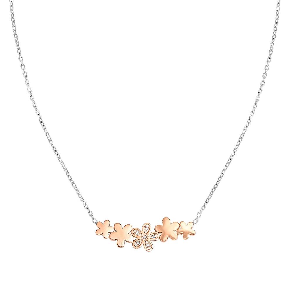 Nomination Collana misstrendy con fiori e cubic zirconia