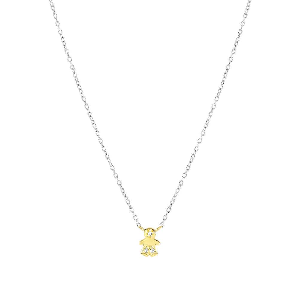 Nomination Collana MyTreasure Bambino In Oro E Diamanti