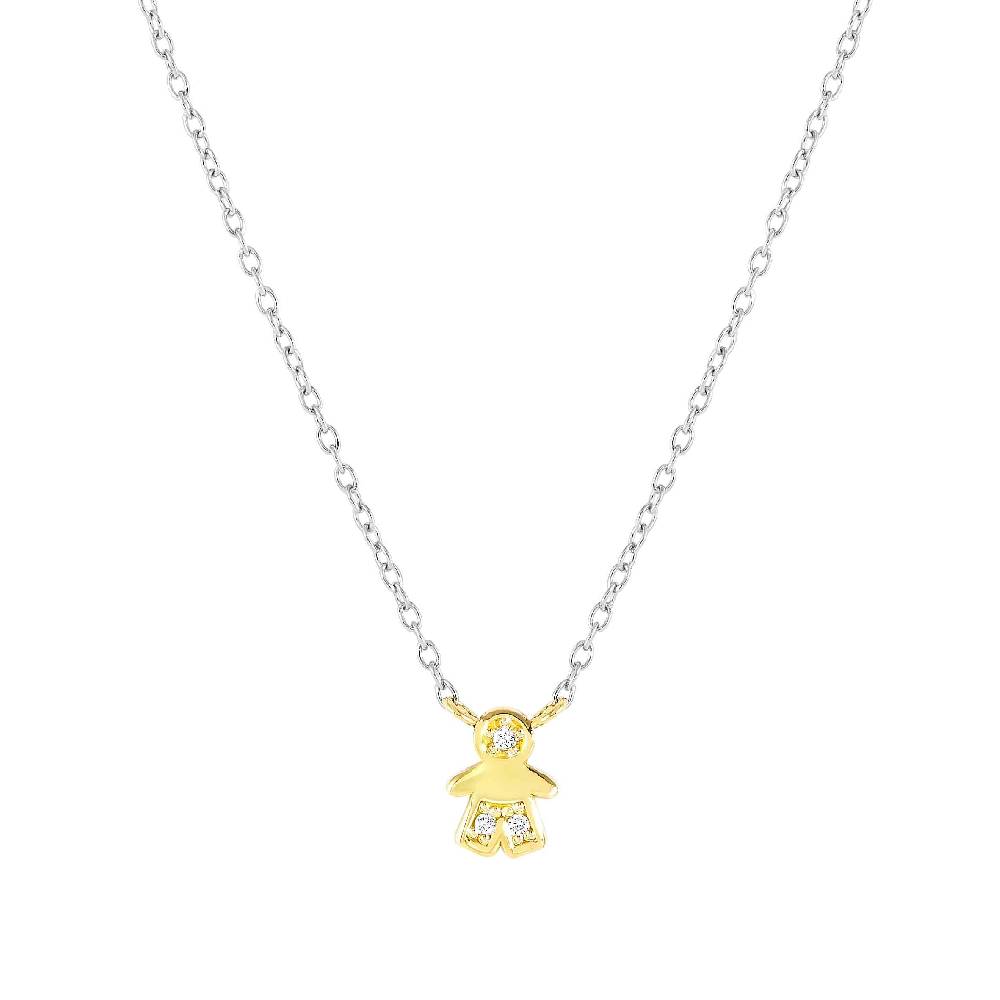 Nomination Collana MyTreasure Bambino in Oro e Diamanti