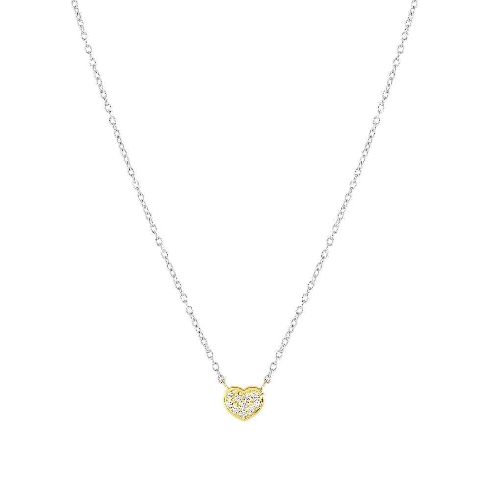 Nomination Collana MyTreasure Cuore In Oro E Diamanti