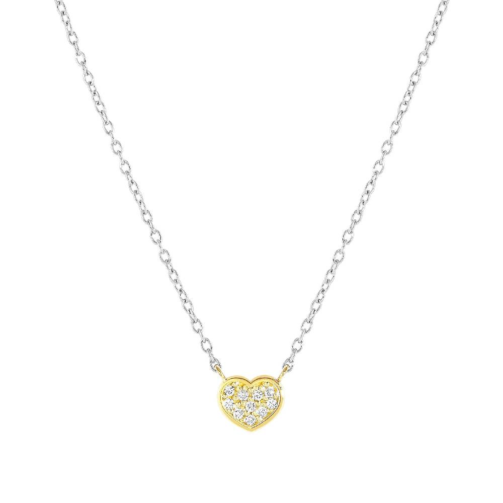 Nomination Collana MyTreasure Cuore in Oro e Diamanti