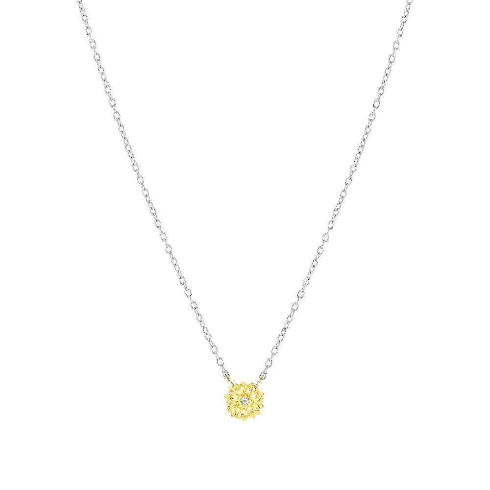 Nomination Collana MyTreasure Fiore In Oro E Diamanti