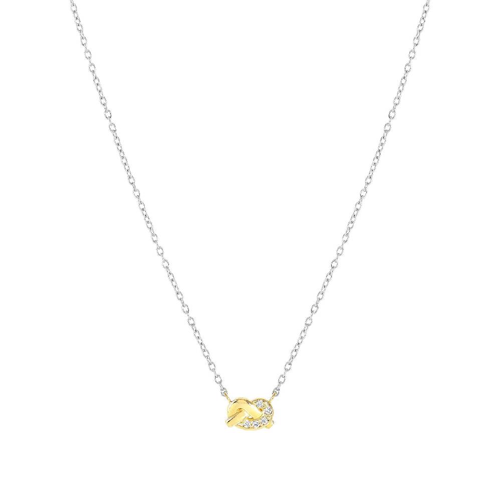 Nomination Collana MyTreasure Nodo In Oro E Diamanti