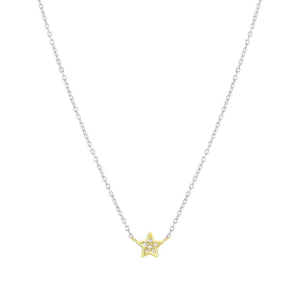 Nomination Collana MyTreasure Stella In Oro E Diamanti