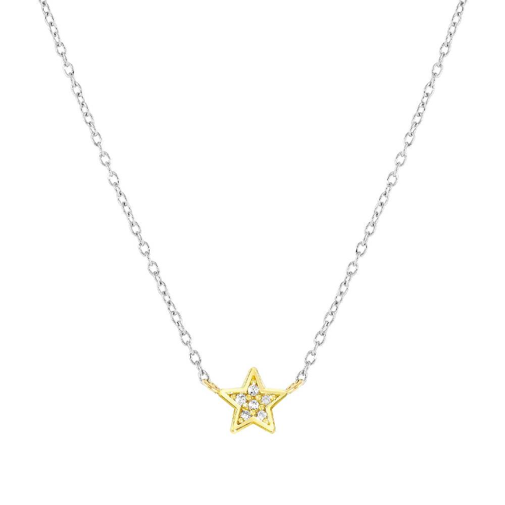 Nomination Collana MyTreasure Stella in Oro e Diamanti